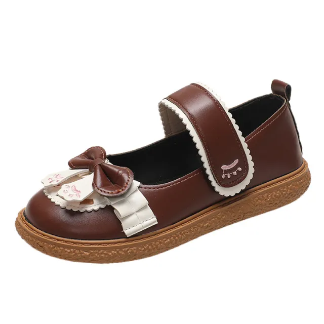 Japanese JK Single Female Lolita Big Toe Shoes Brown - Shop at LoveMi