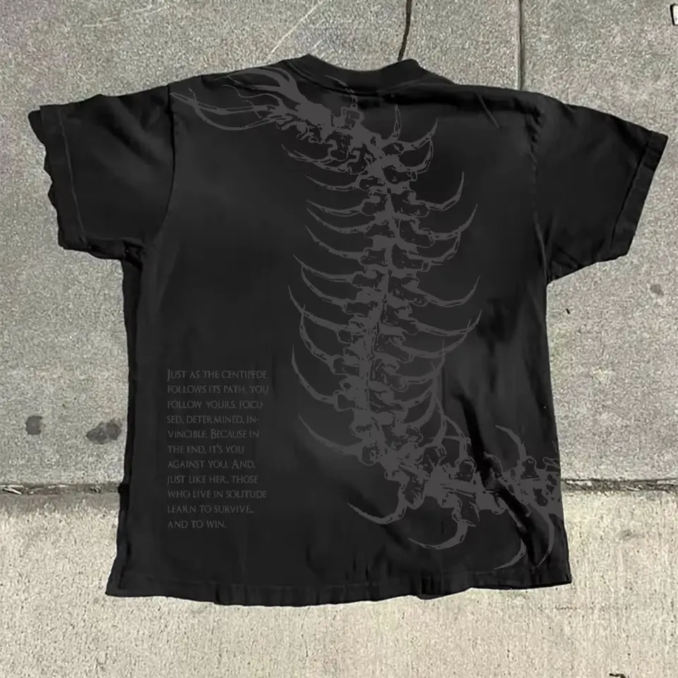 Retro Cotton Printed T-shirt
