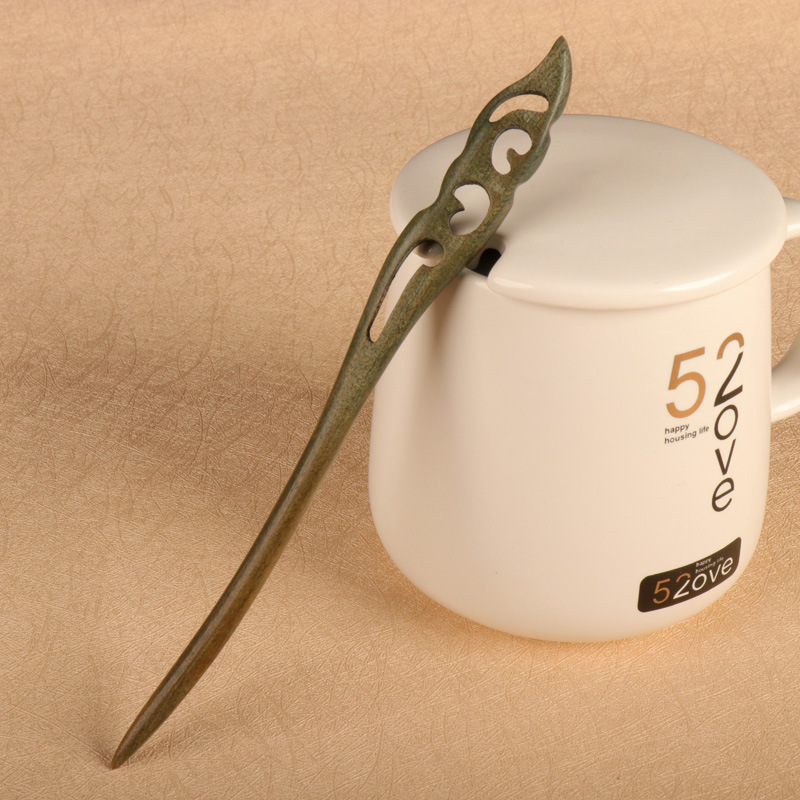 Green Sandalwood Hairpin Hairpin Antiquity Hair Clasp 26