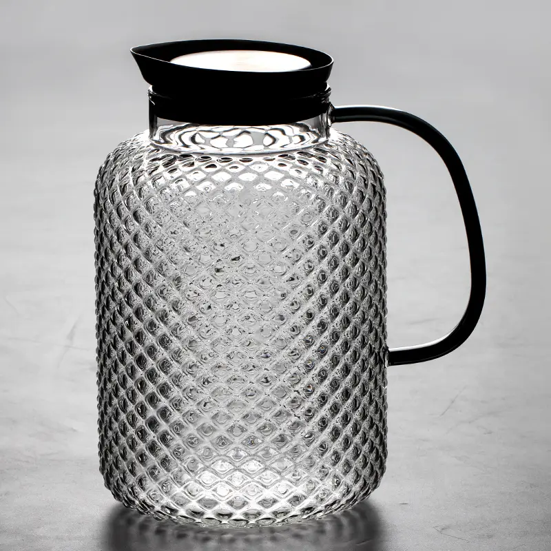 Glass Cold Water Bottle Large Capacity Household Heat-resistant High Temperature