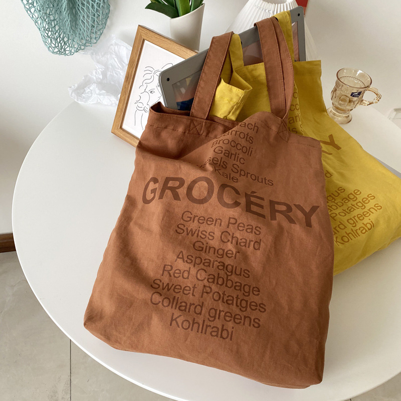 GROCERY Brown Shoulder Bag