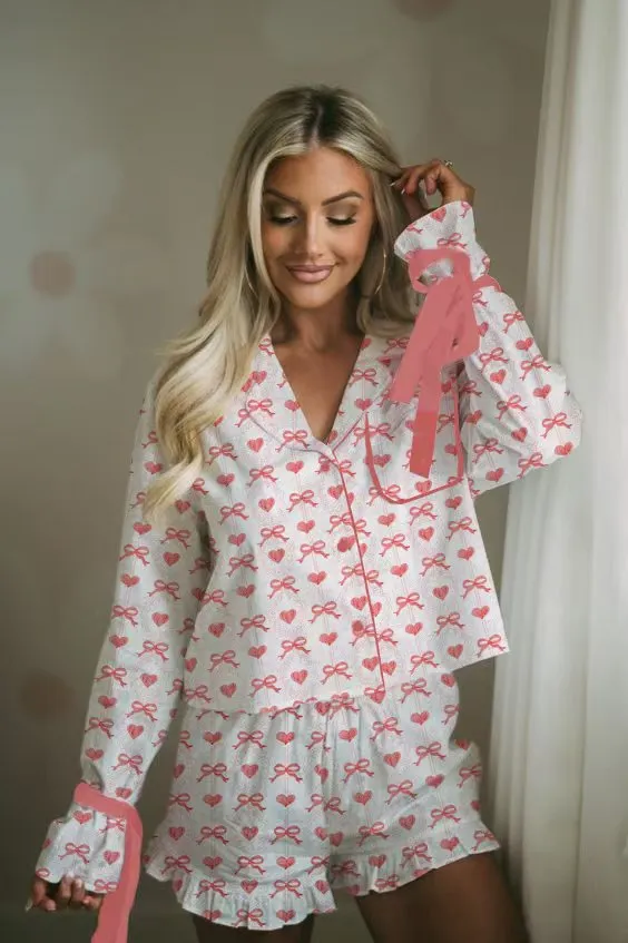 Printed Ladies Two piece Set Homewear Picture 2 - Shop at LoveMi