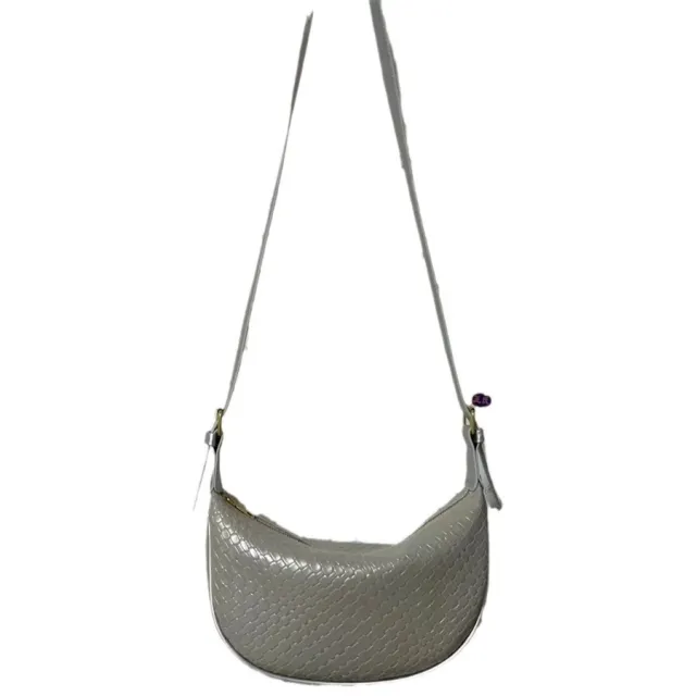 Dumpling Bag Casual Crossbody Shoulder Bag Silver - Shop at LoveMi