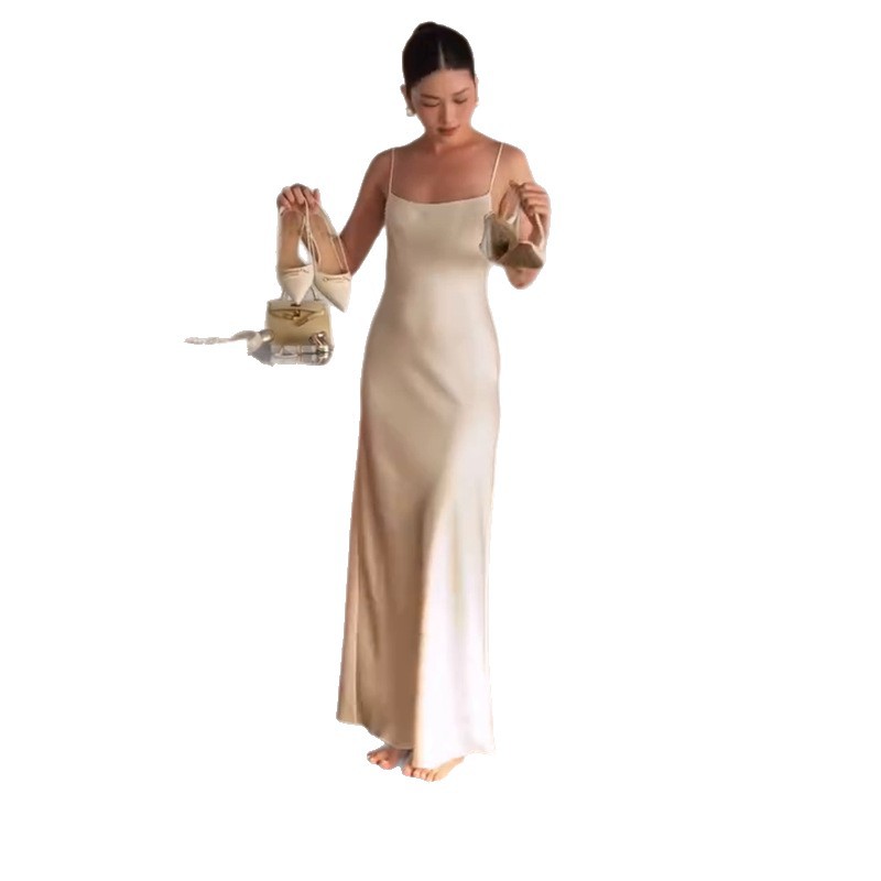 Sleeveless Back-Strap Maxi Dress, picture 5 of 5