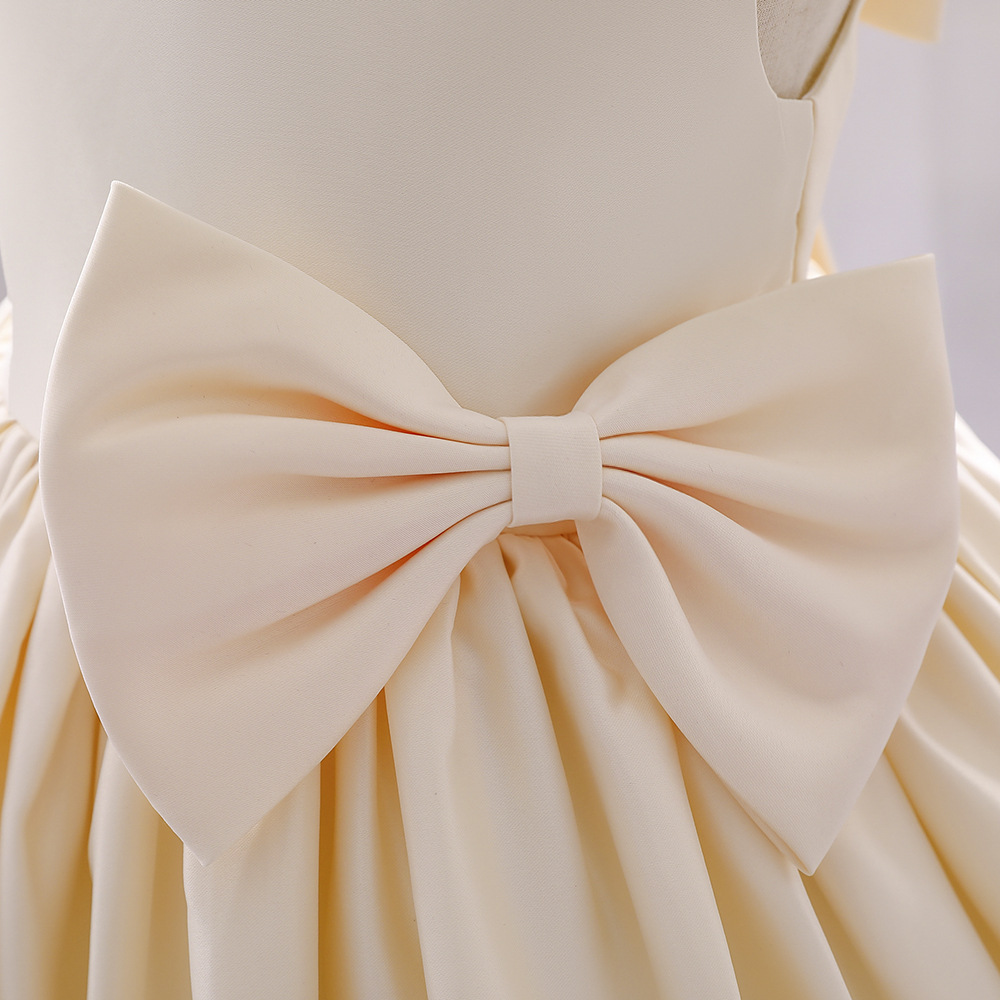 Birthday Dress Big Bow Flower Girl Wedding Dress Dress - Image 13