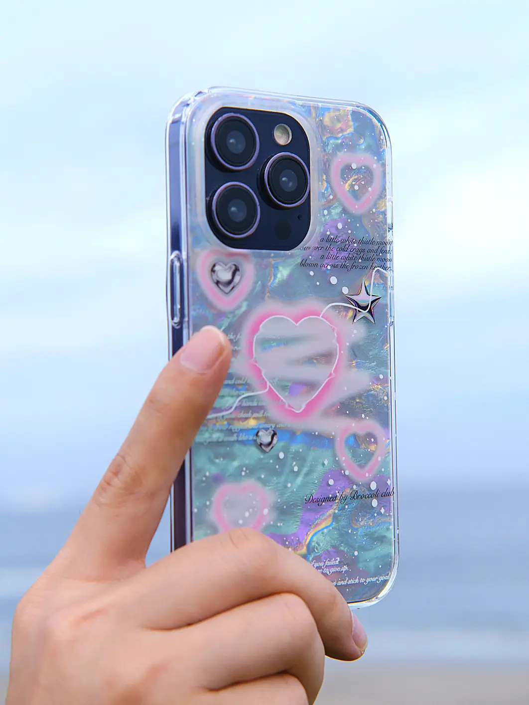 Shell Pattern Series Double-layer Printing Phone Case