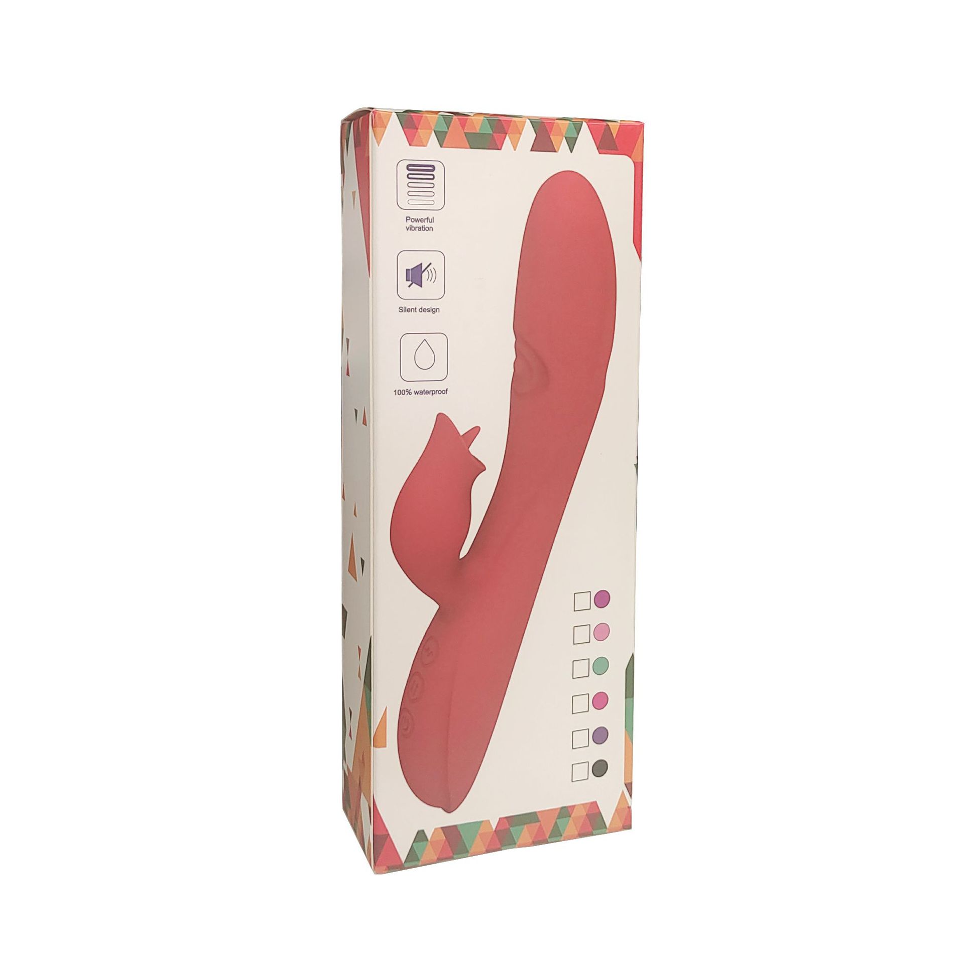 Women's Double-headed 7-frequency Vibrator Silicone Charging Masturbation Device 4