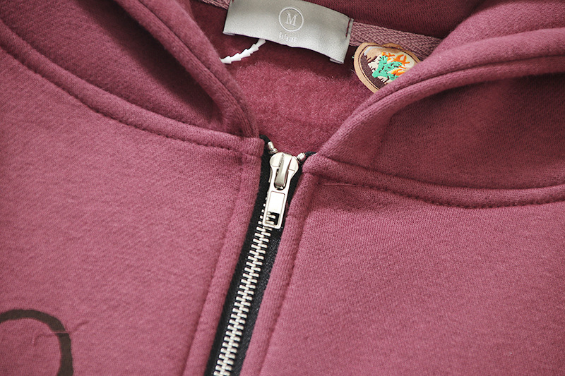 Title 9, Design lettre imprimé crâne bordeaux pull veste...