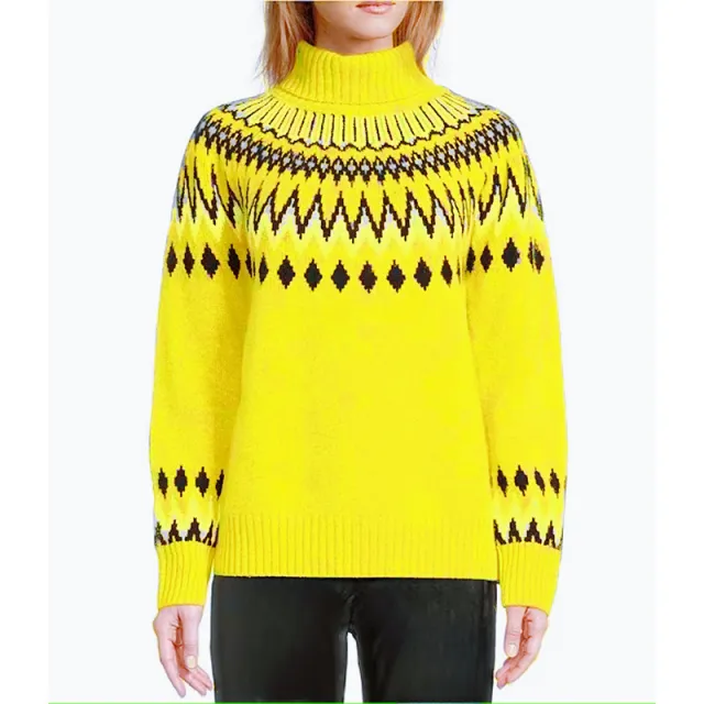 Fall And Winter Inner Wear Knitted Sweater Yellow - Shop at LoveMi