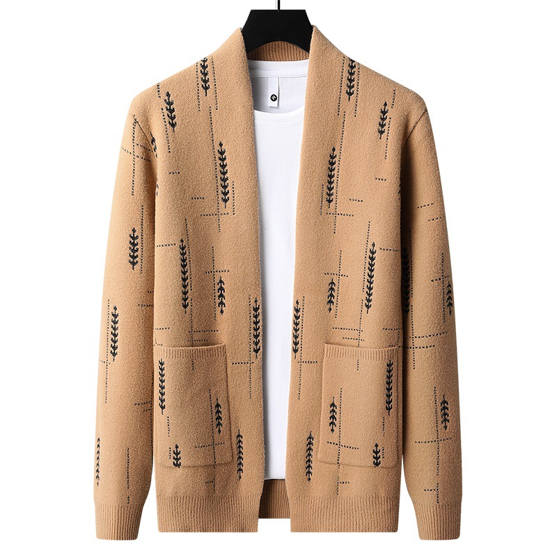 New Cardigan Sweater Men's Coat - Image 3