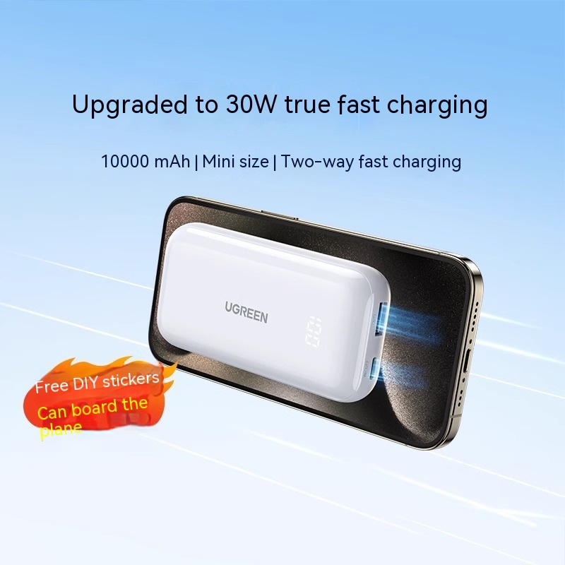 30W Fast Charge 10000 MA Power Bank 5