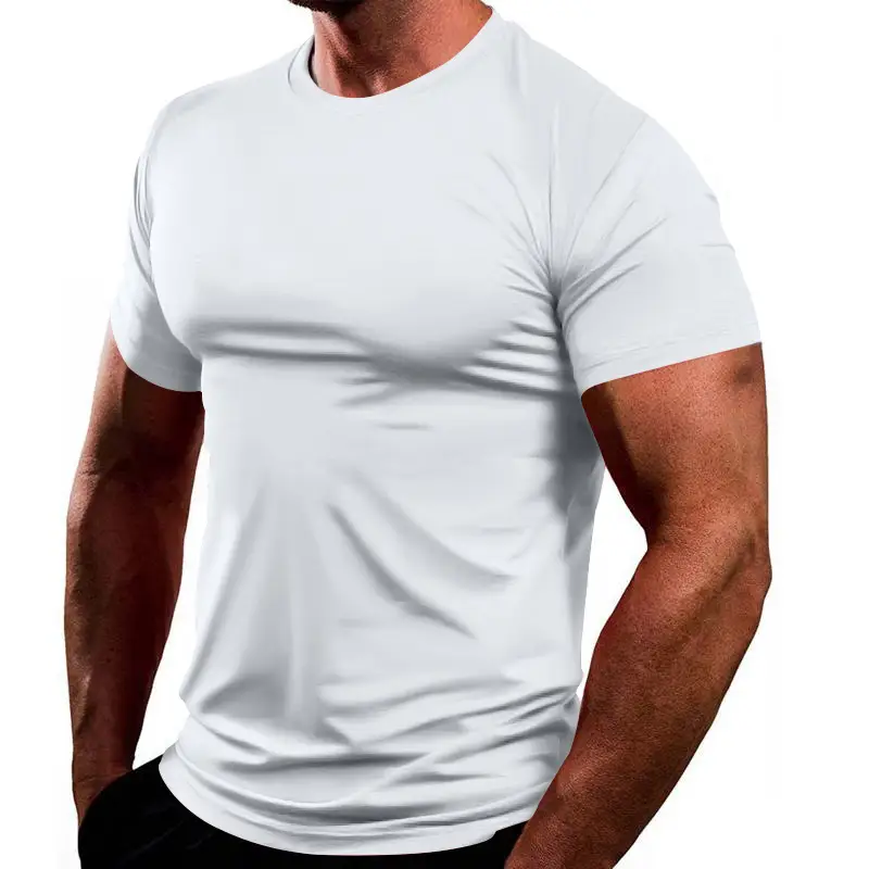 Mens Casual Sports Short-sleeve Top
