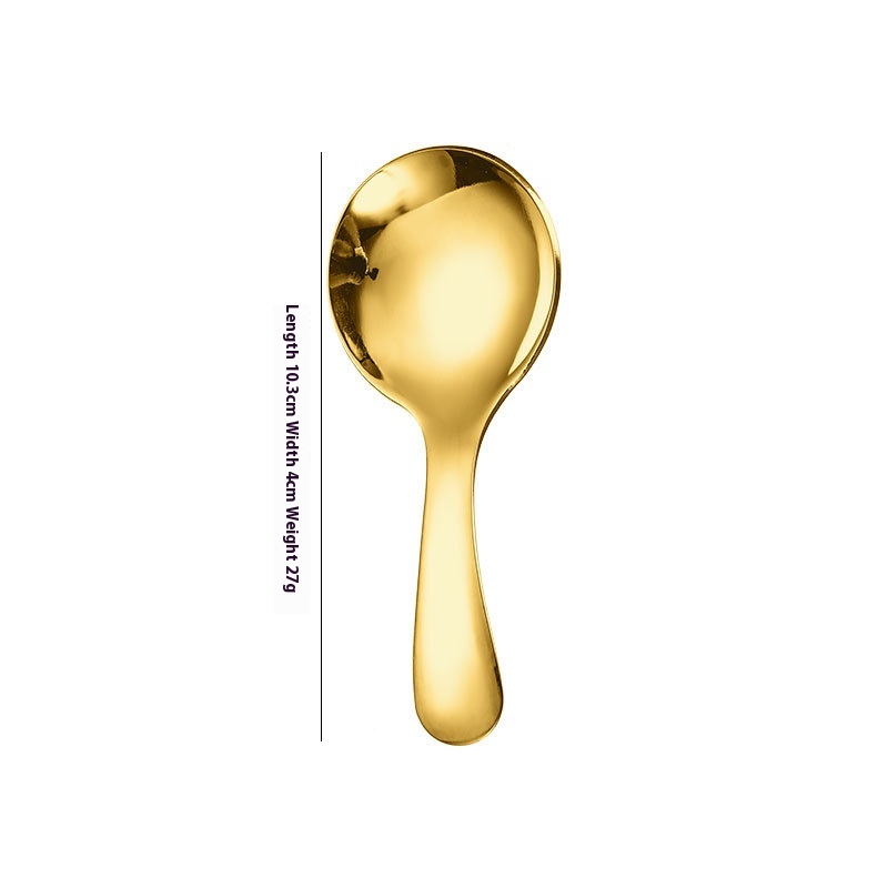 Round Spoon Gold