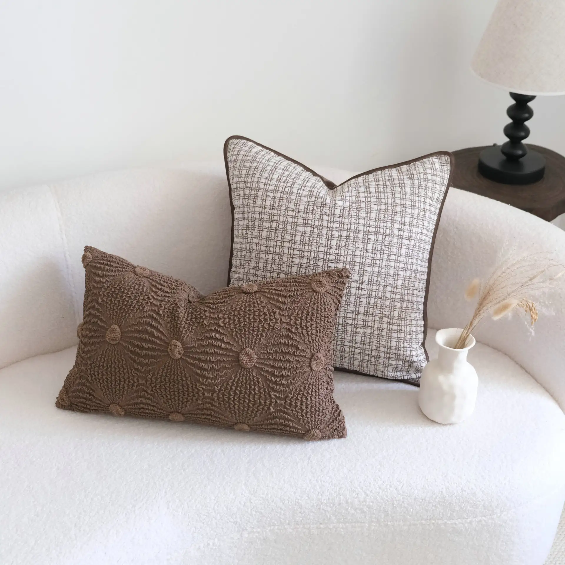 Minimalist Instagram-style Waist Pillow 3D Polka-dot Cushion Cover