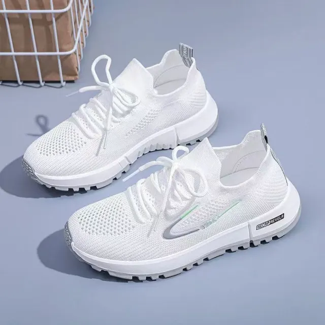 Sneaker Women's Casual Four Seasons New Mesh Breathable Gray - Shop at LoveMi