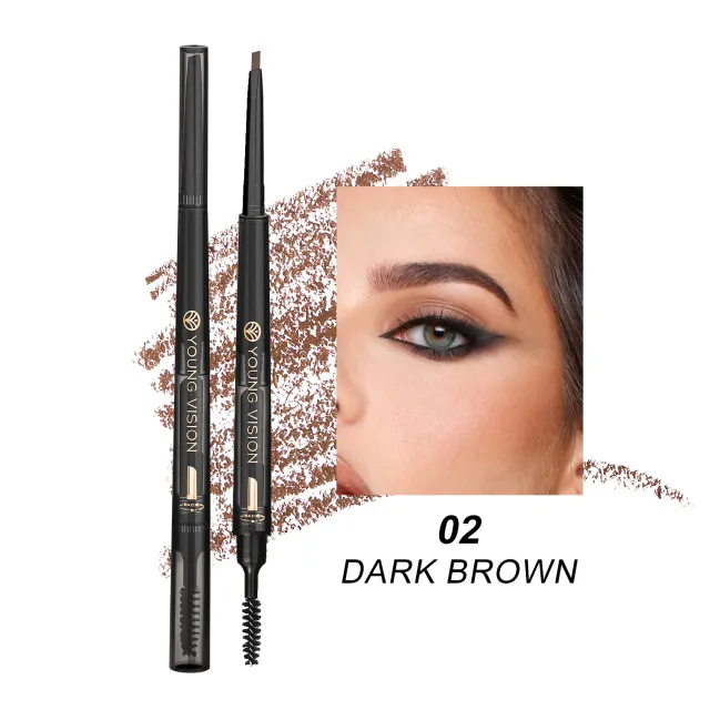 Fog Sense Three In One Eyebrow Pencil Waterproof Smear proof 02 Colors - Shop at LoveMi