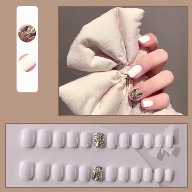 Wear Armor Diamond In The Debris Finished Nail Beauty Z007 Silver Rhinestone Glue - Shop at LoveMi