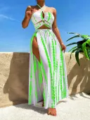 Green White