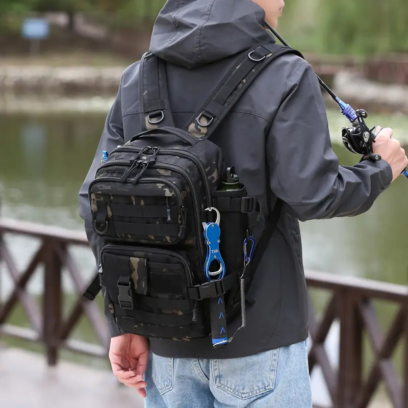 Outdoor Tactical Camo Hiking Backpack Travel Large-Capacity