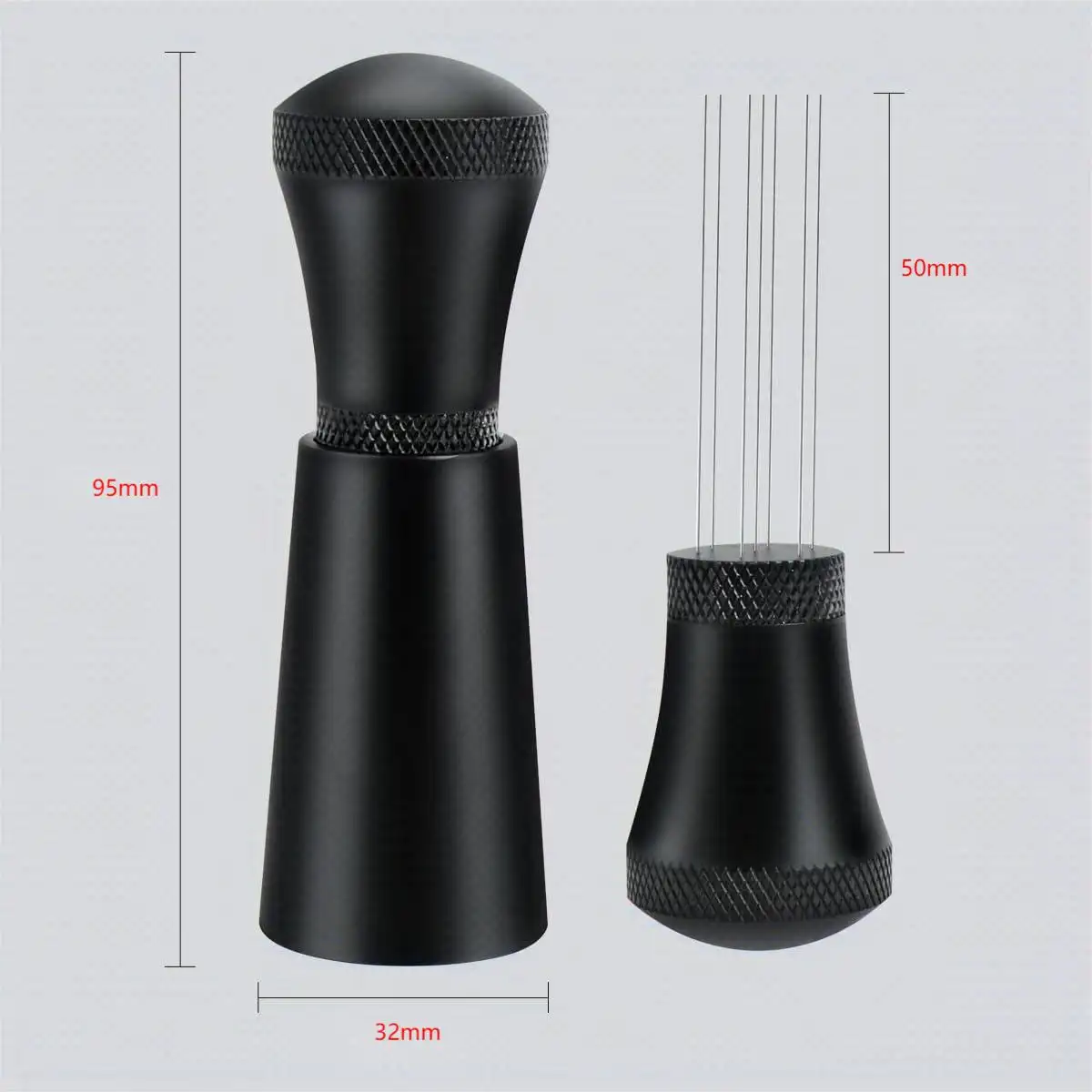 Coffee Cloth Needle Stainless Steel Needle Coffee Distributor Suit With Base