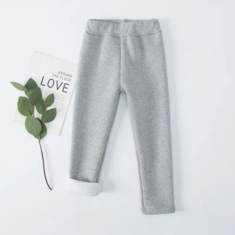 Fleece-lined Extra-thick Casual Pants for Kids