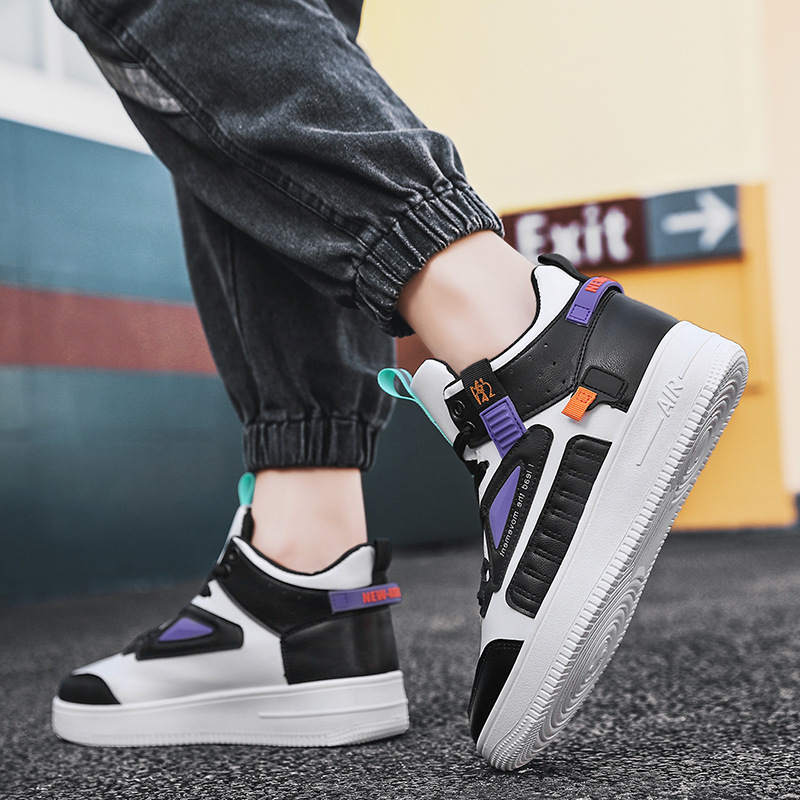 New Men's Shoes High Top Wild - Image 9