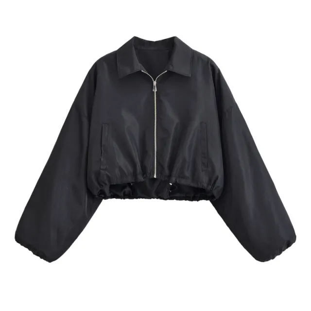 New Autumn Versatile Minimalist Short Jacket With A Turn down Collar And Skirt Top M - Shop at LoveMi