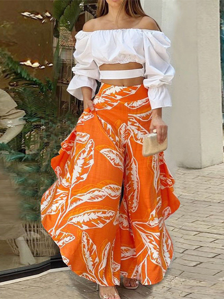 Women's Fashion Personality Off-neck Dress