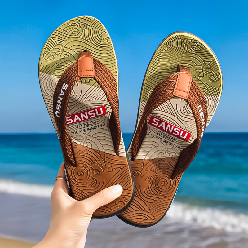 Mens Outdoor Flip-flops  Slippers For Home Use