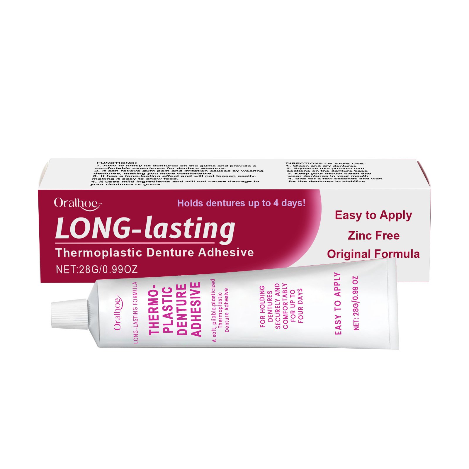 Dentures Fixed Adhesive Improves Comfort And Protects Gums 28G - Shop at LoveMi