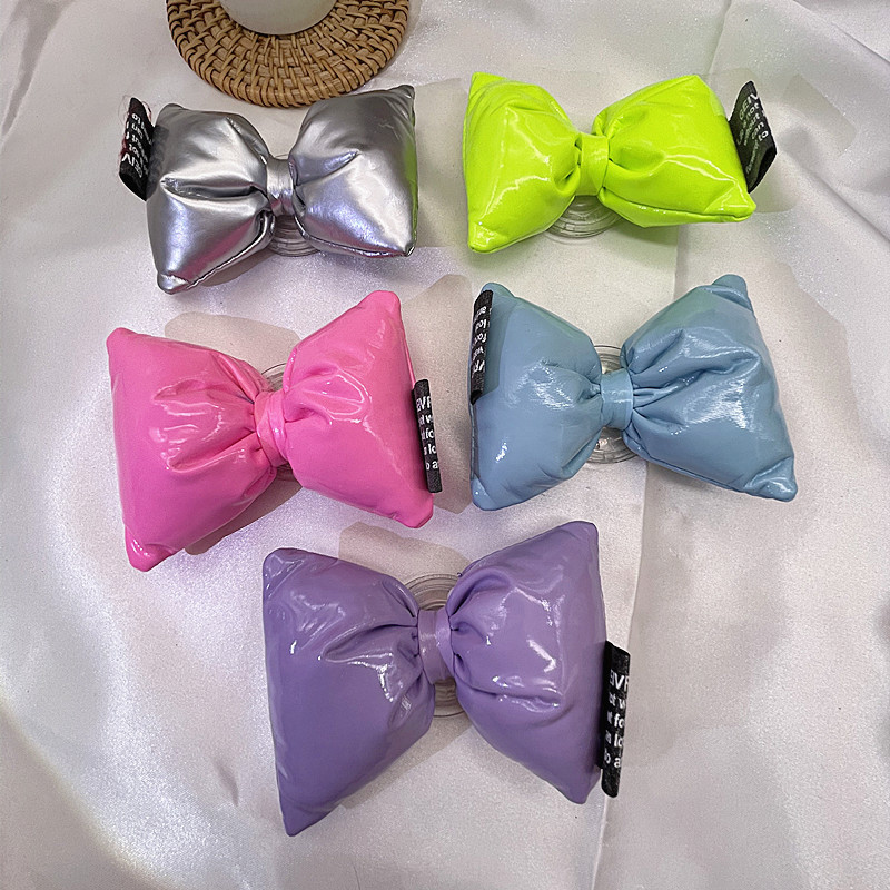 Girl's Leather Bow Lazy Bracket - Image 5