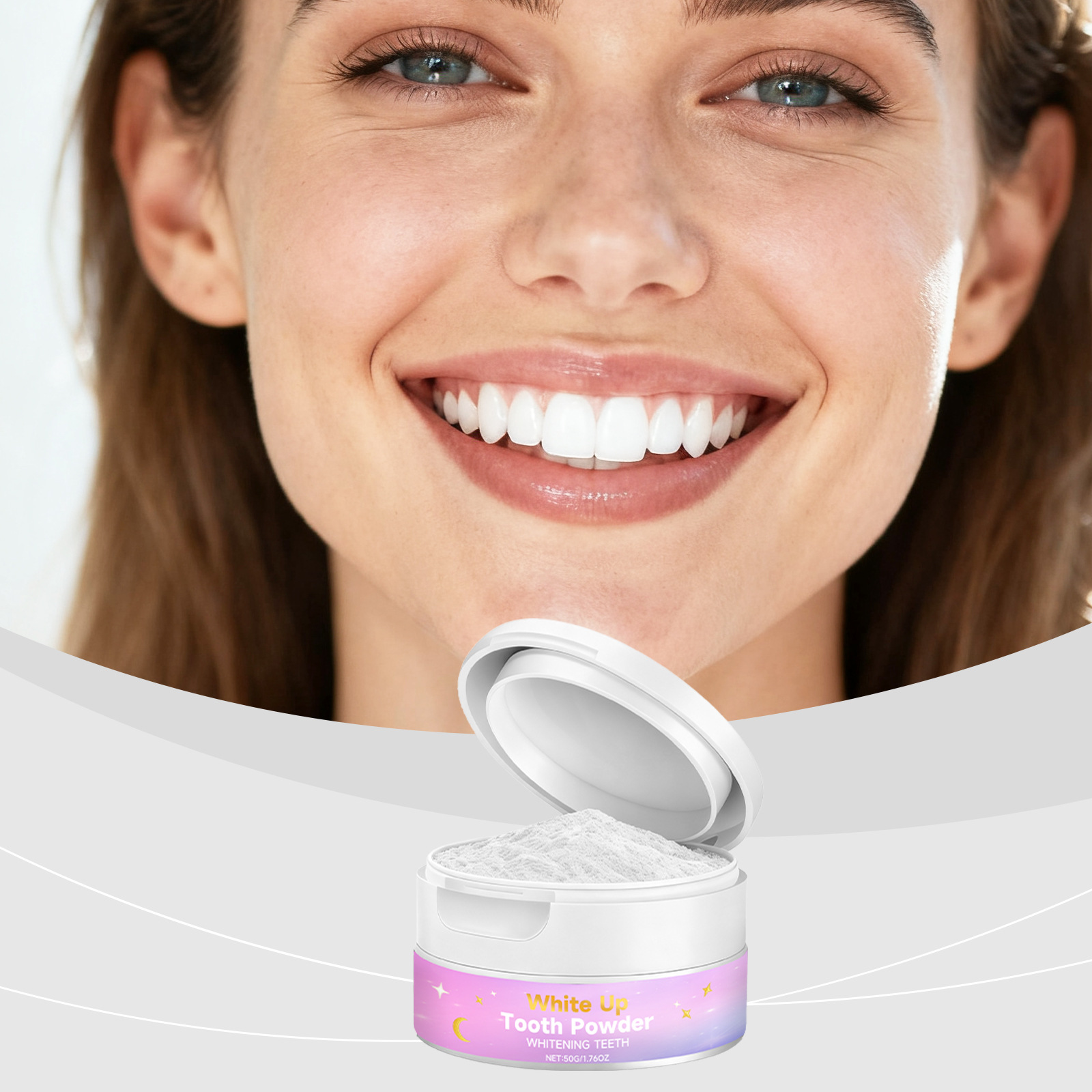 Bright White Tooth Powder For Stain Removal