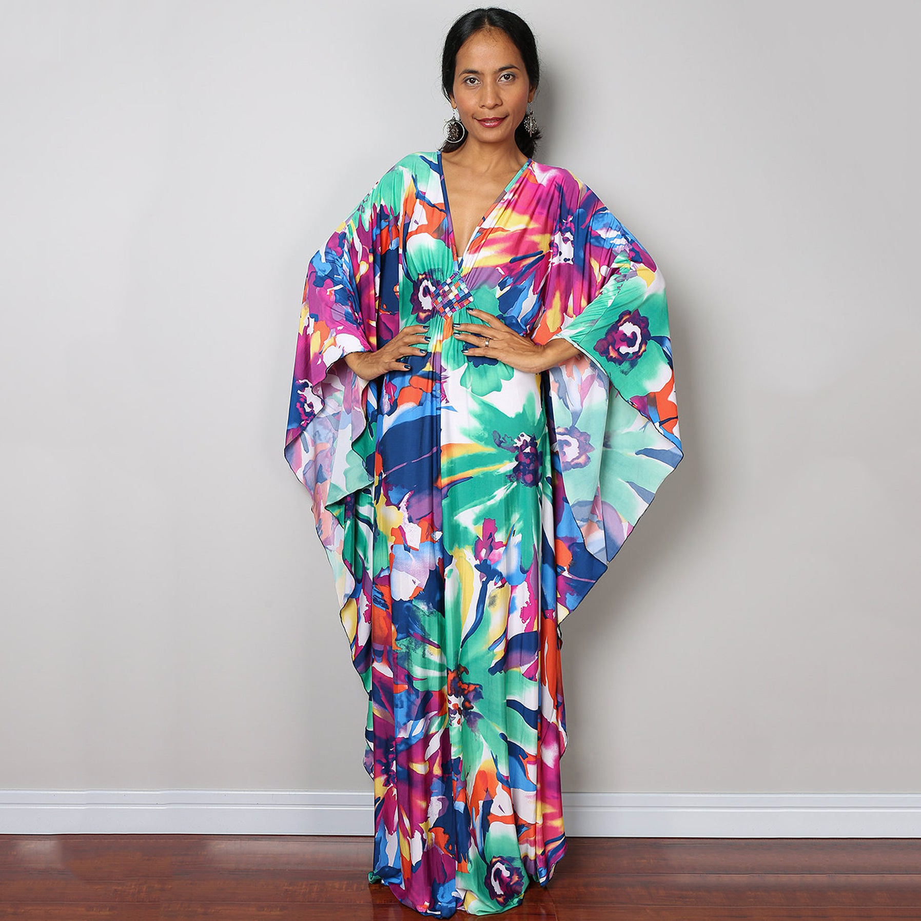 Beach Cover-up Robe Long Dress - Image 10