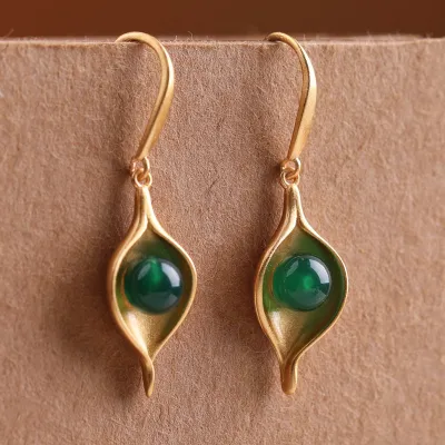 New Simple Gold Vintage Earrings