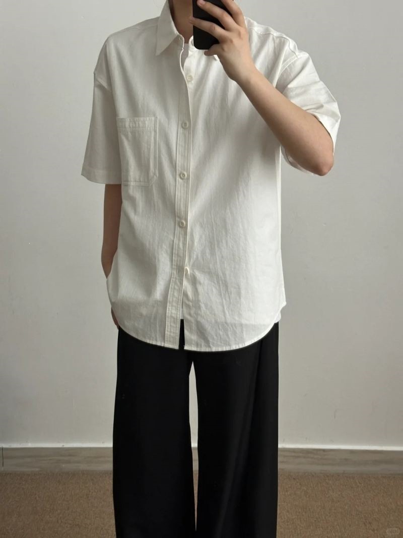 Breathable Pure Cotton Men’s Workwear Short Sleeve Shirt Breathable Pure Cotton Men’s Workwear Short Sleeve Shirt