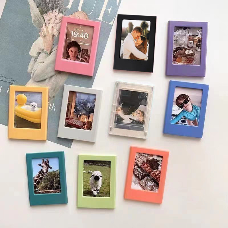 3-inch Magnetic DIY Transparent Photo Frame