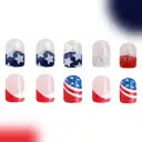 Wear Nail Finished American Five-pointed Star Independence Day Combination view 5