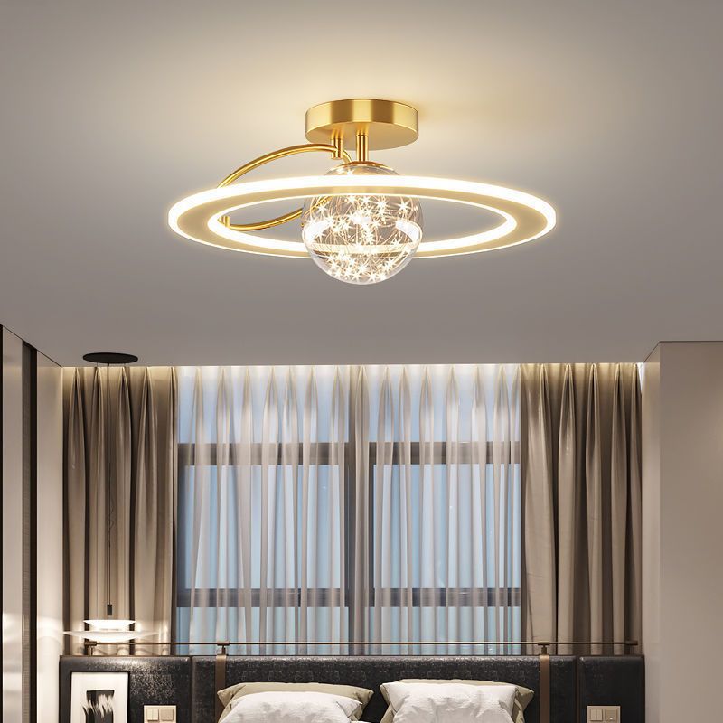 Modern Minimalist Light-luxury Starry-sky Ceiling Light