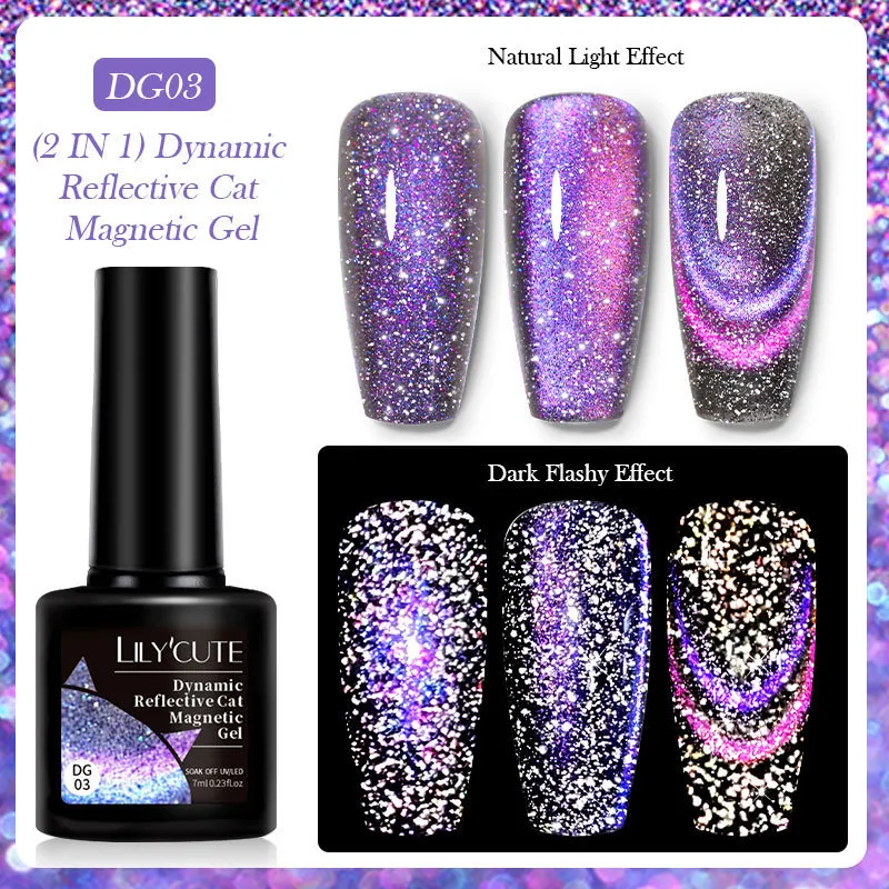 Diamond In The Debris Cat Eye Series Nail Polish Gel - 03 Style