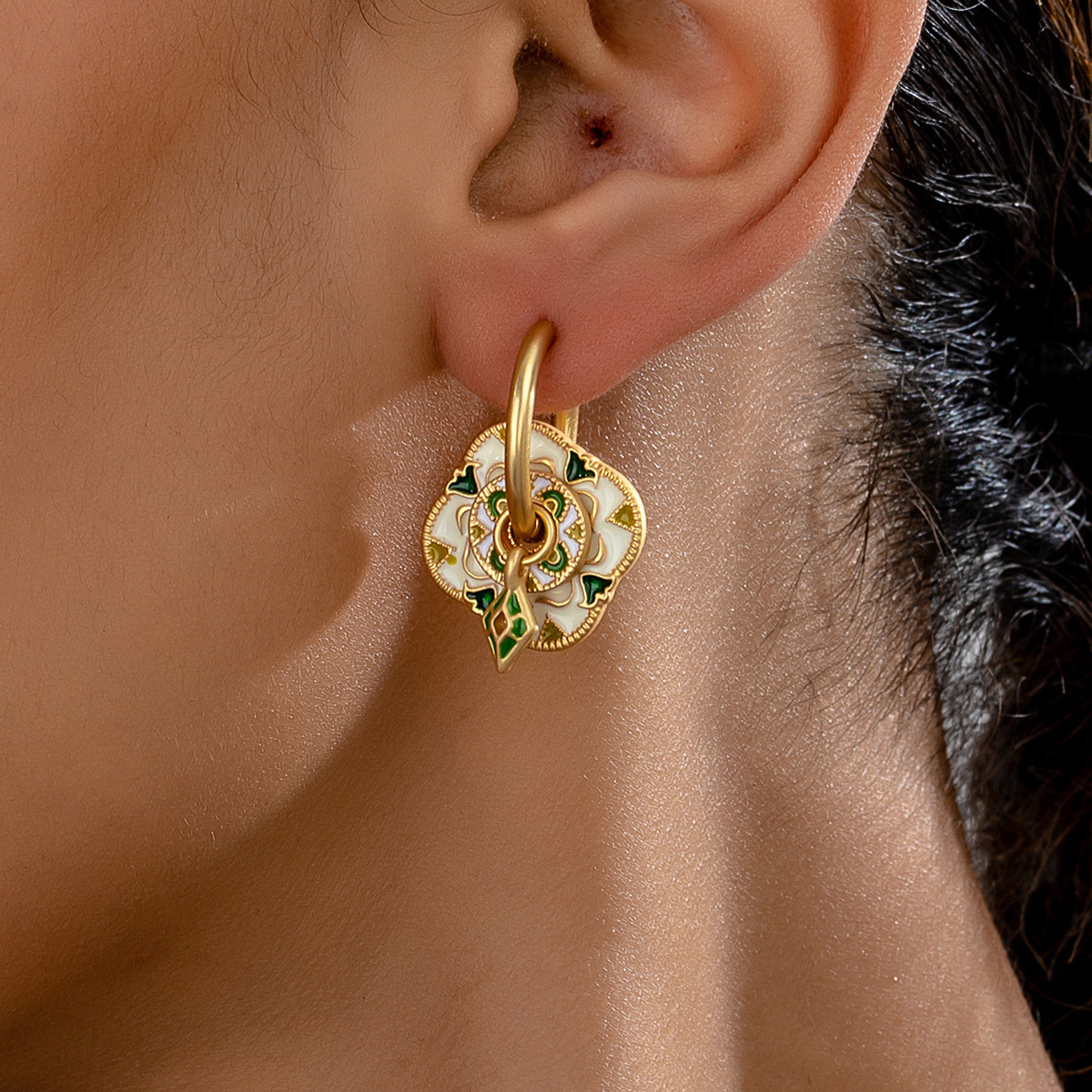 Early Autumn Retro Elegant New Chinese Earrings