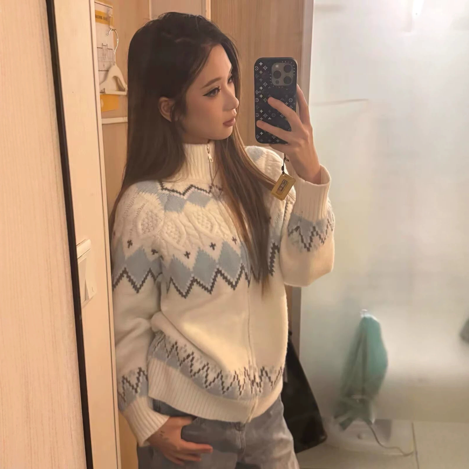 Winter Loungewear Soft And Cozy Thickened Knit Cardigan