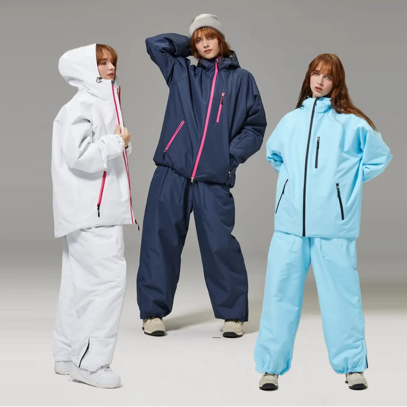 Unisex Windproof And Waterproof Loose-fitting Fashionable Ski