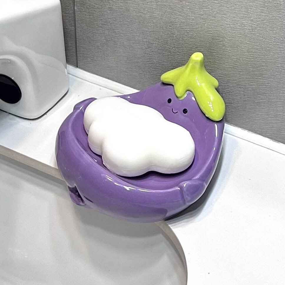 Eggplant Soap Dish