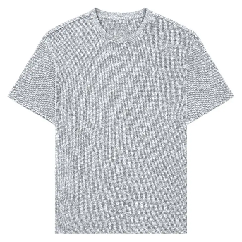 Sports Loose Cotton Fitness Short-sleeved Plaid Sports T-shirt