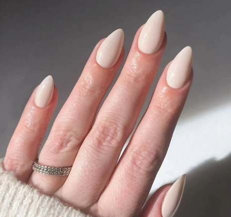 Nail Art Solid Color Series Solid Color Long Almond-Shape Press On Nails