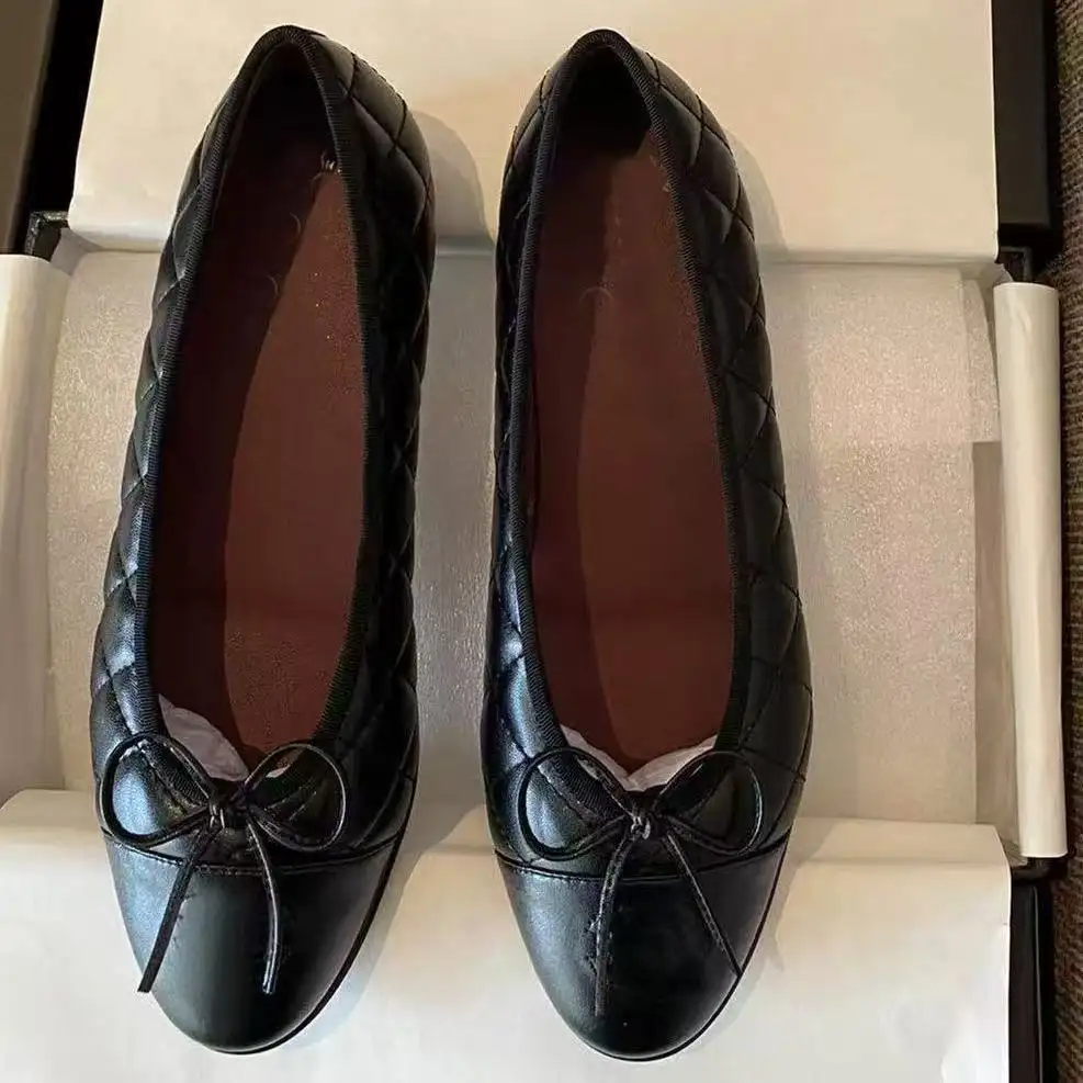 Fashionable And Versatile Bow-tie Flat Shoes For Women