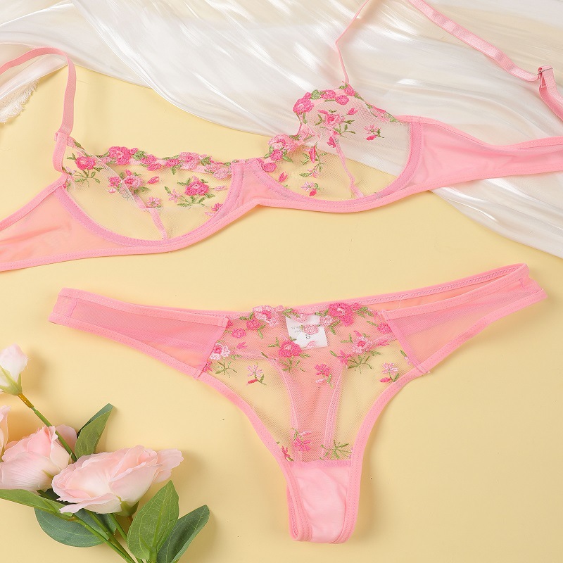 Women's Low Waist Lace Underwear Set - Image 3