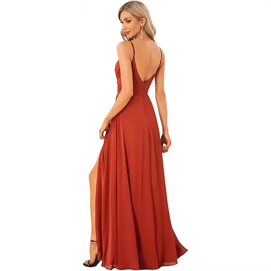 Chiffon Bridesmaid Dress For Best Long Style - photo 3