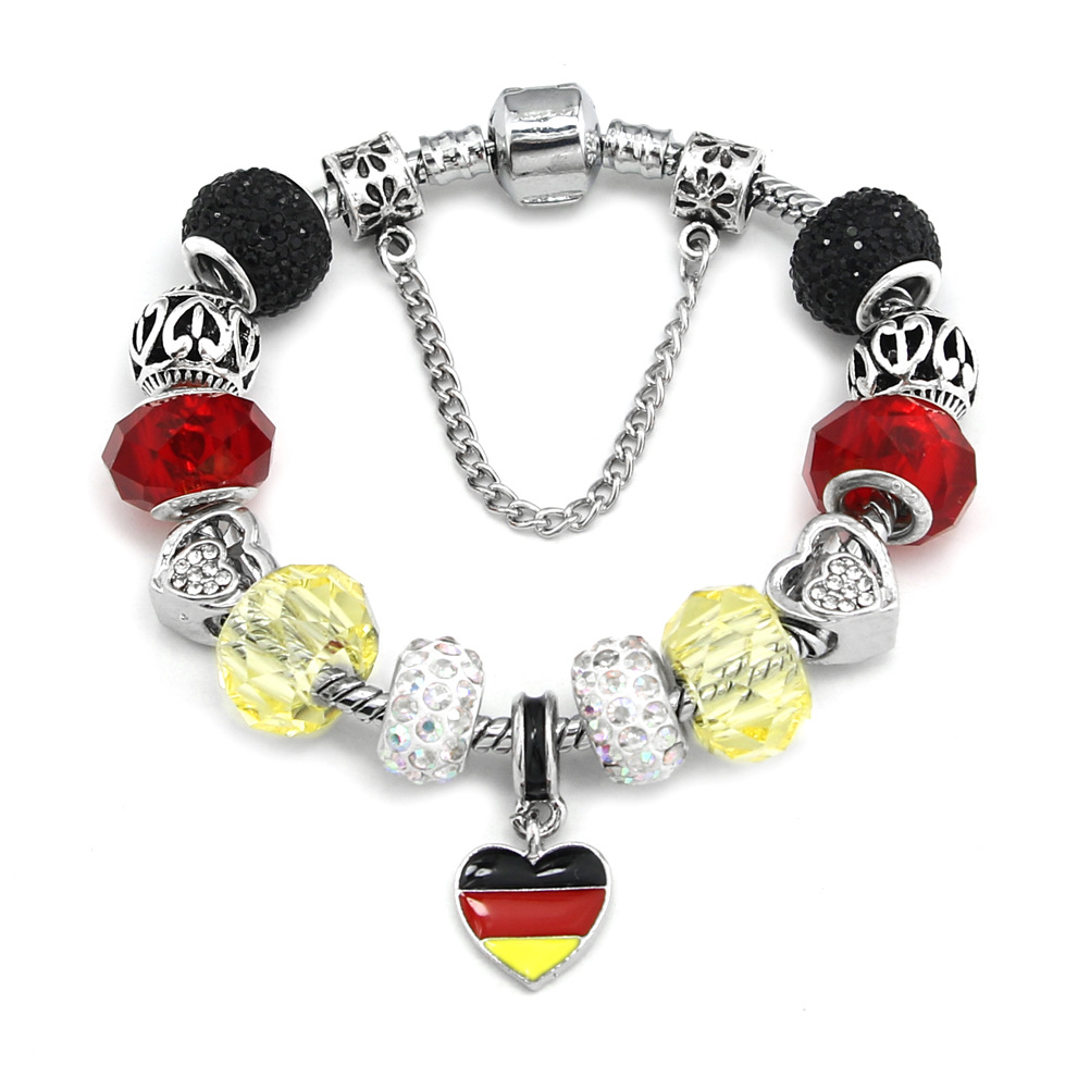 National Flag Beaded Bracelet Souvenir Bracelet Bracelet