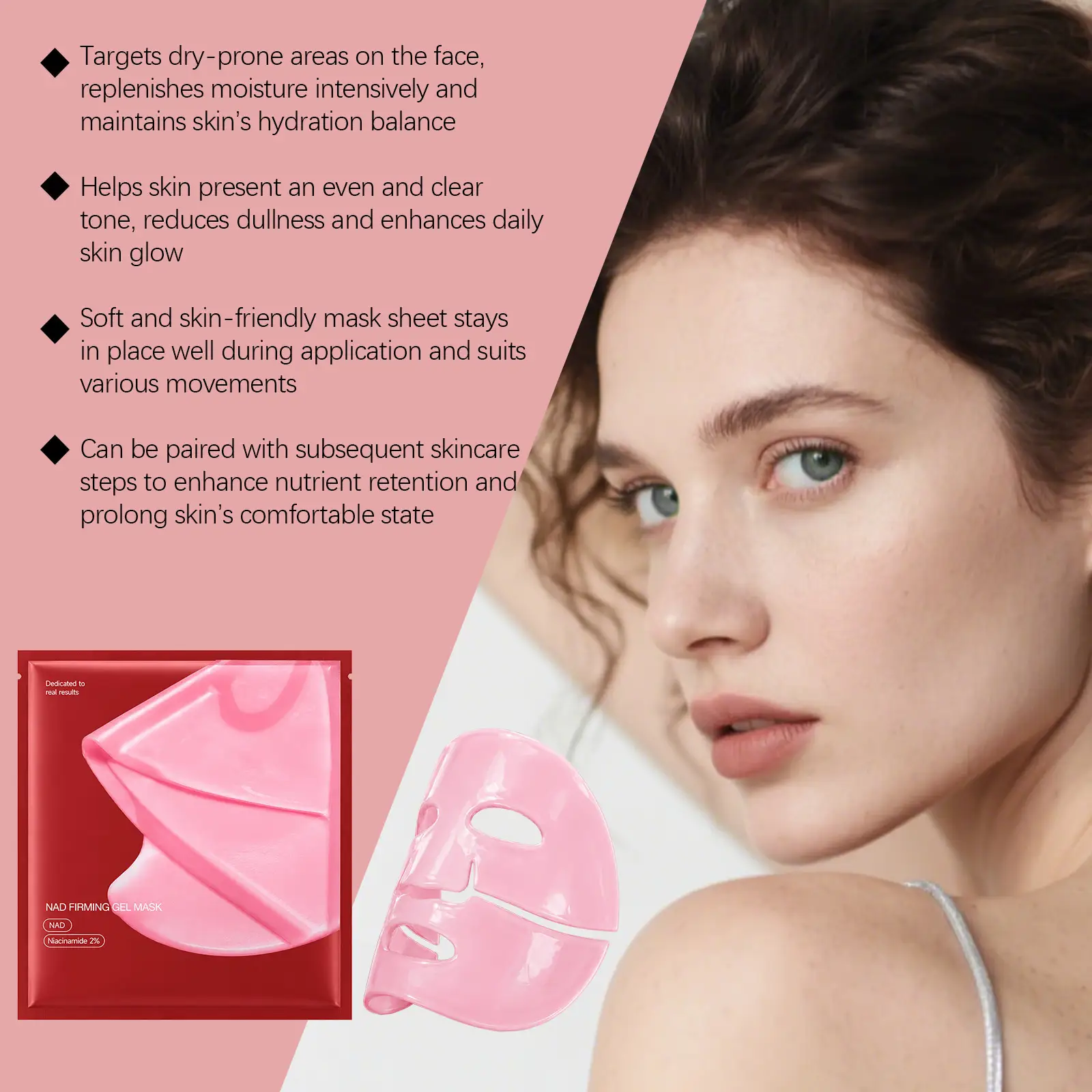 Facial Skincare Sheet Jelly Gel Mask